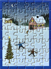 Indlæs billede til gallerivisning SNOW ANGELS - mini puzzle