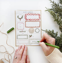 Indlæs billede til gallerivisning Gaveetiketklisterark