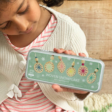 Indlæs billede til gallerivisning Vævet snefnug dekorationssæt