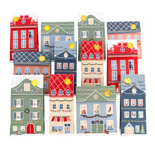 Indlæs billede til gallerivisning Julekalenderæsker - Jul i byen - 24 poser