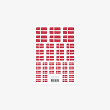 Indlæs billede til gallerivisning Klistermærker // Danske flag