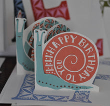 Indlæs billede til gallerivisning Sneglekort Happy Birthday