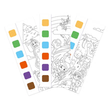 Indlæs billede til gallerivisning Vandfarve malebog inkl. pensel og farve - Rødhætte