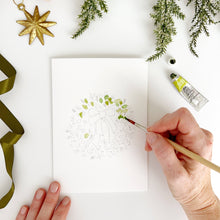 Indlæs billede til gallerivisning Kranse malbare notekort