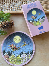 Indlæs billede til gallerivisning SANTA & RUDOLPH - mini puzzle