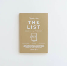 Indlæs billede til gallerivisning The List notesblok