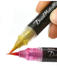Indlæs billede til gallerivisning Dual Metallic Brush - mange farver