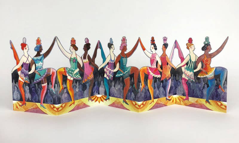 Kabaretdansers udstansningskort - Sarah Young