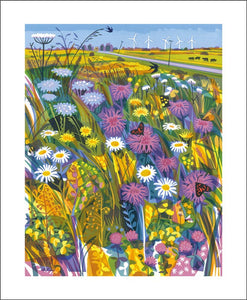 Engblomster og Turbiner Kort - Carry Akroyd