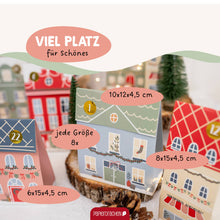 Indlæs billede til gallerivisning Julekalenderæsker - Jul i byen - 24 poser
