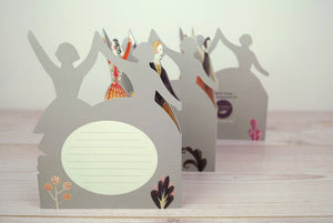 Dancers Die-Cut Kort - Sarah Young