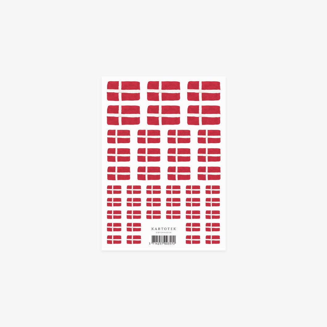 Klistermærker // Danske flag