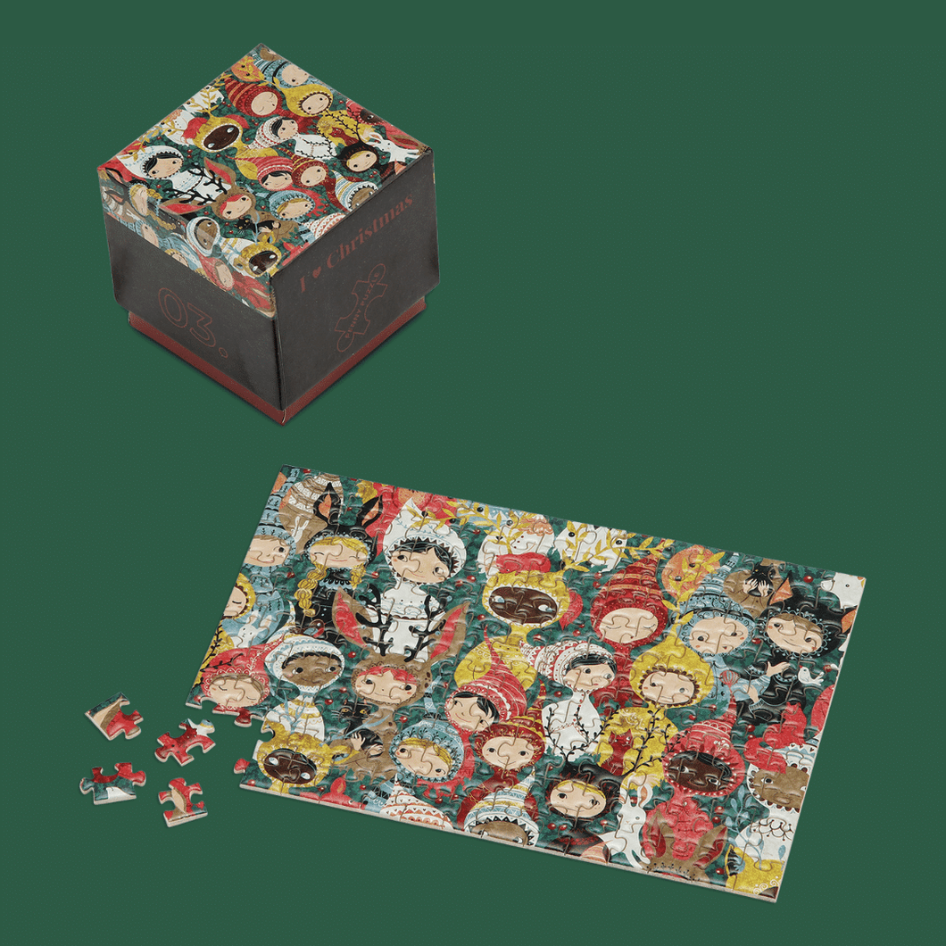 I Love Christmas - minipuslespil 150 brikker
