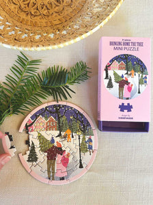 BRINGING HOME THE TREE - mini puzzle