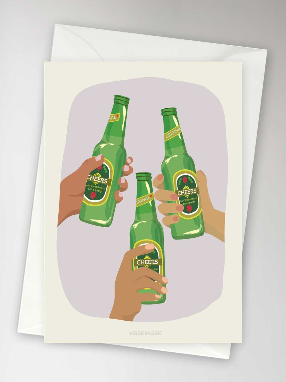 CHEERS - Bottle - Greeting Card