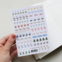 Indlæs billede til gallerivisning Klistermærker // Mini Kalender Ikoner II
