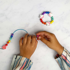 Unicorn & Heart armbånd Making Kit