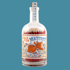 Goldfish tændstikker i glas