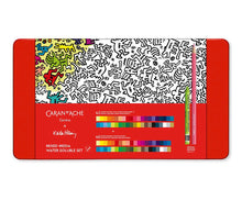 Indlæs billede til gallerivisning Farvelægningssæt Caran d’Ache og Keith Haring
