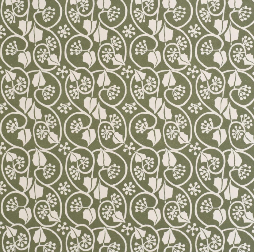 Gavepapir Grøn Ivy