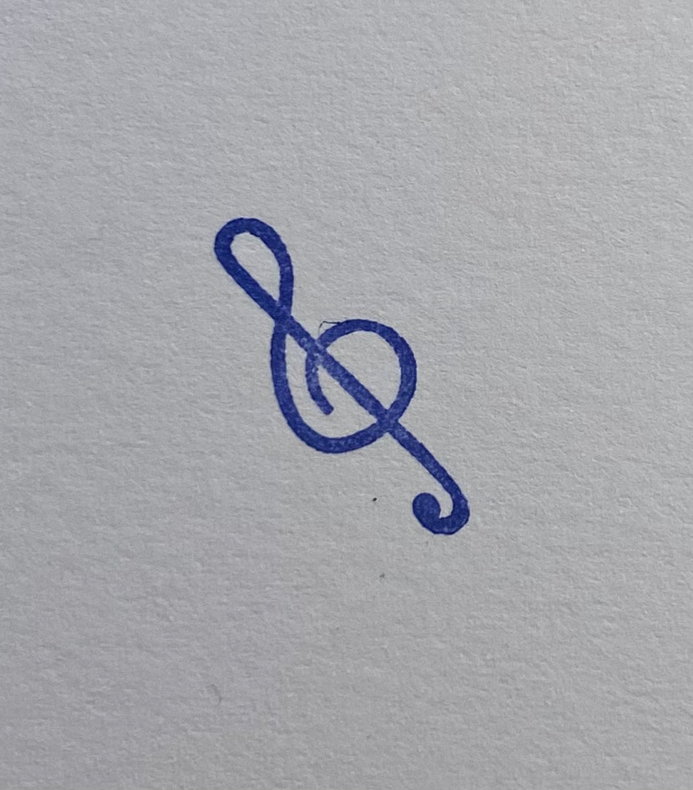 G-nøgle stempel