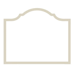 Bordkort 8 stk beige