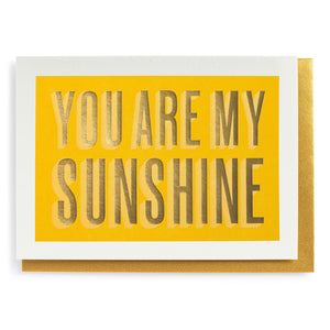 Kort “You are my sunshine”