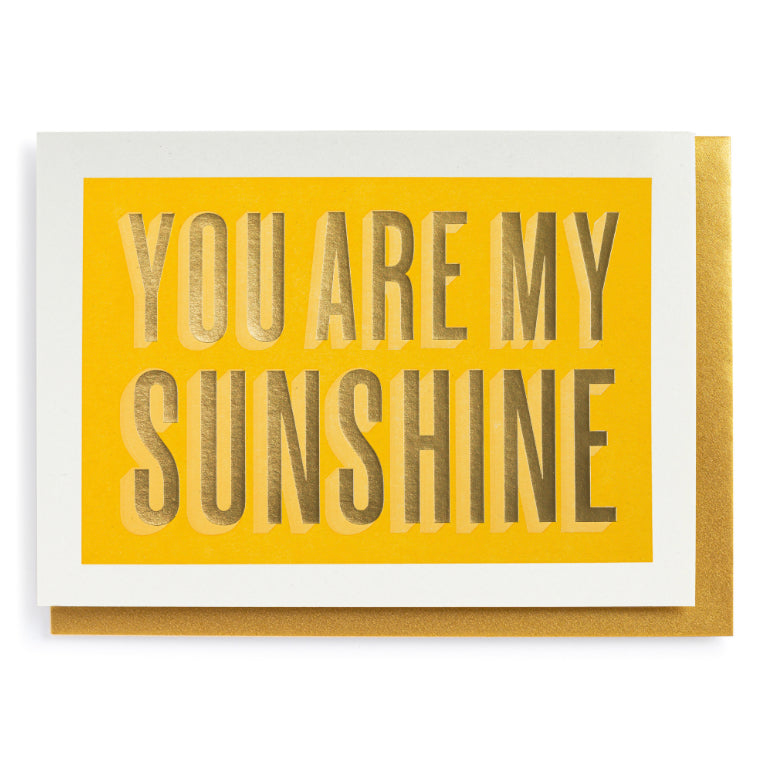 Kort “You are my sunshine”