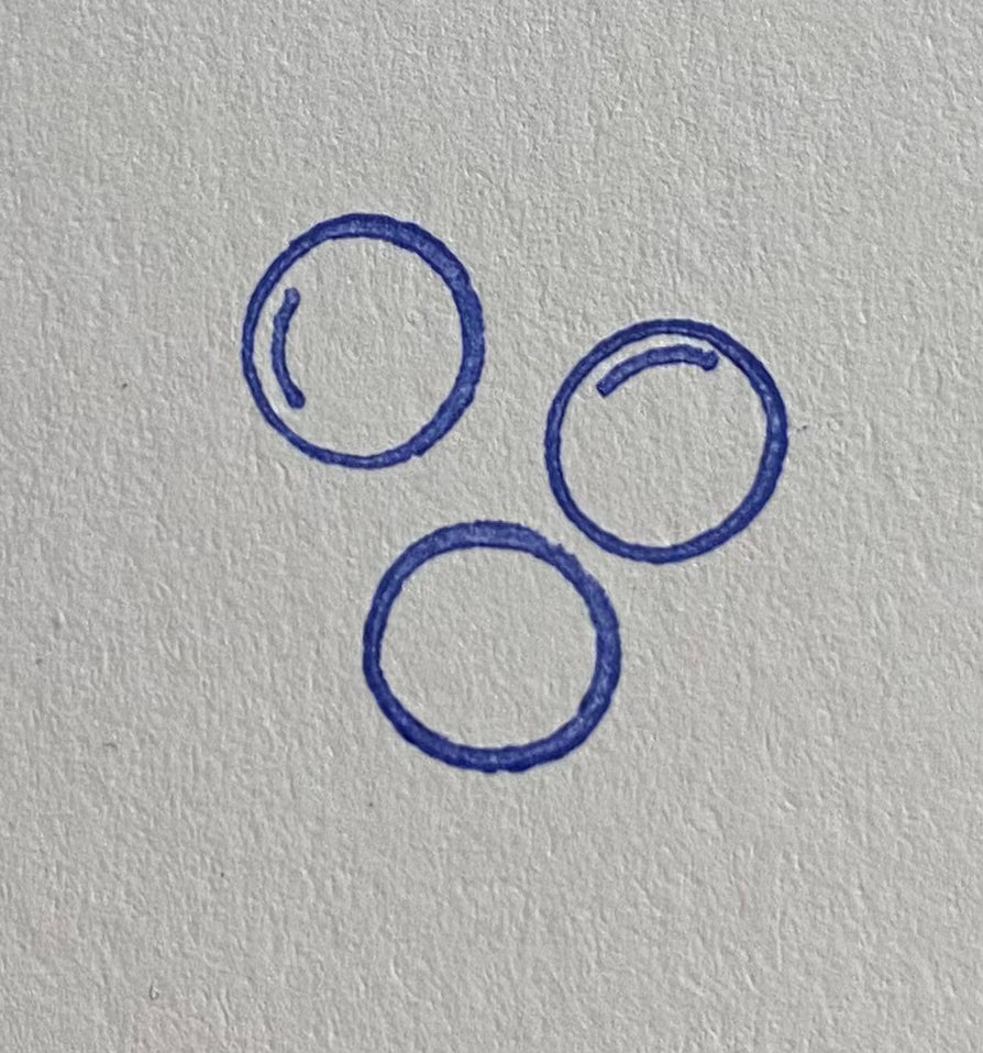 Luftboble stempel