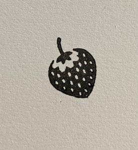 Lille Jordbær stempel