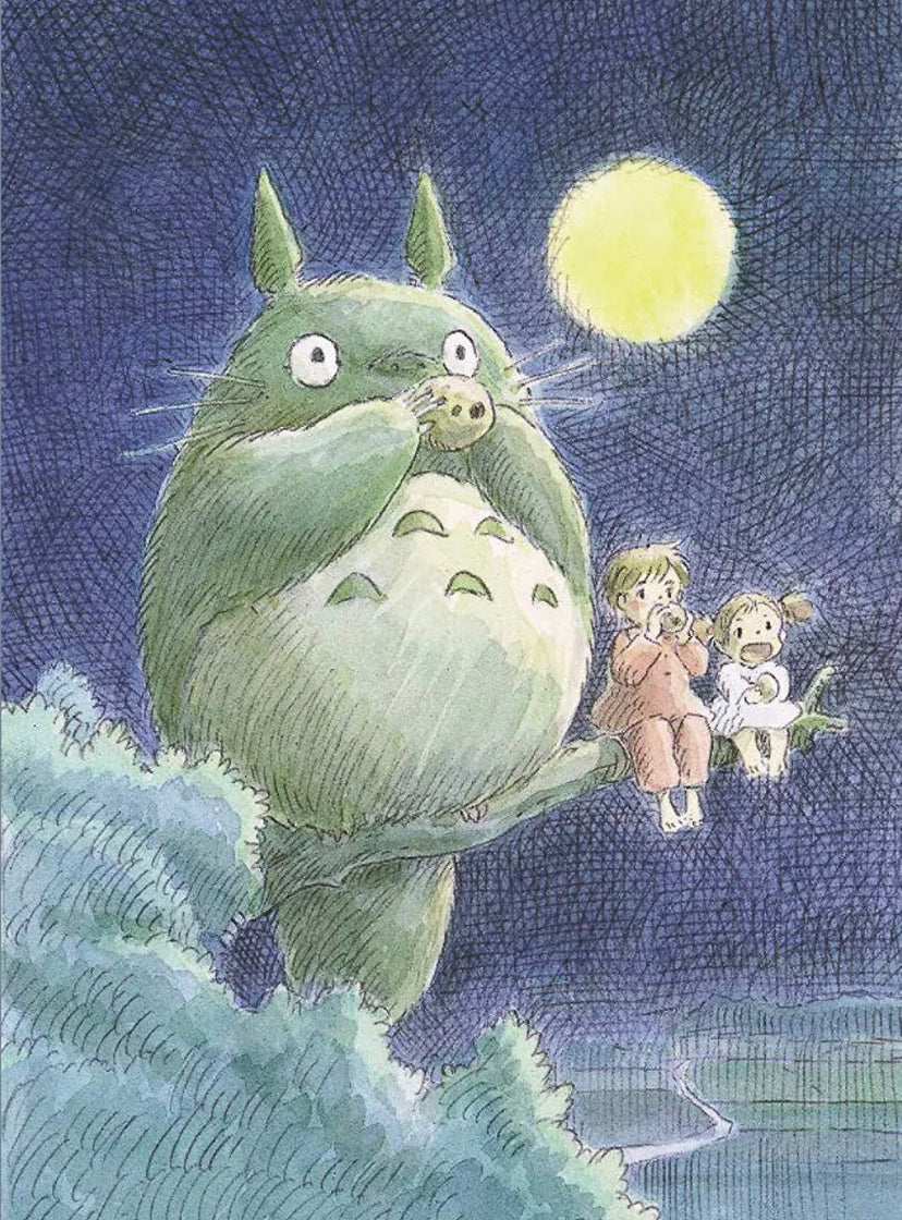 Totoro notesbog med linjer