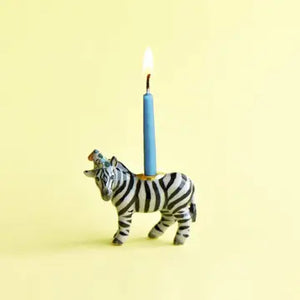 Zebra fødselsdagslysestage