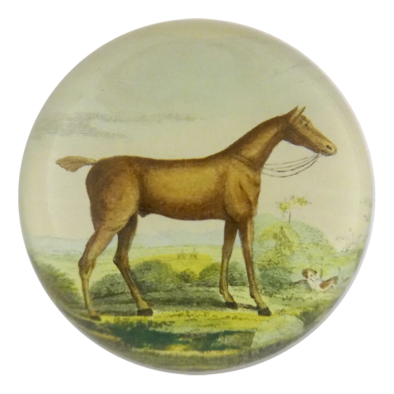 Glas Brevvægt “Brown Horse”