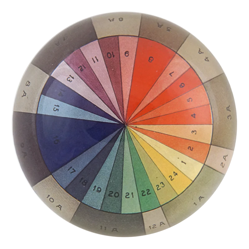 Glas Brevvægt “Color Wheel”