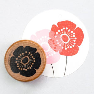Stor valmue stempel