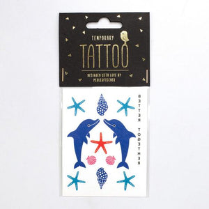 Delfin Midlertidig tatovering