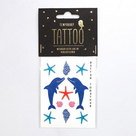Delfin Midlertidig tatovering