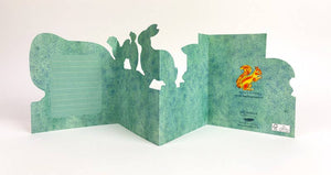 Bliktinlegetøj - Isbjørn 3D-kort - Emily Sutton
