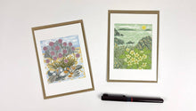 Indlæs billede til gallerivisning Havrosa og småsten/Island Shore Notecards - Angie Lewin
