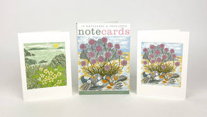 Havrosa og småsten/Island Shore Notecards - Angie Lewin