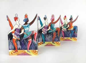 Kabaretdansers udstansningskort - Sarah Young