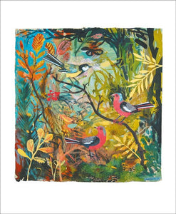 Musvit og Bogfinker Kort - Mark Hearld
