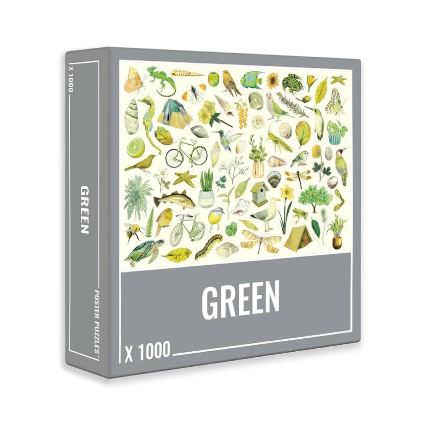 Grønne ting - 1000 brik puslespil
