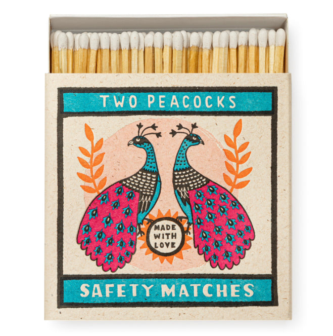 Two Peacocks