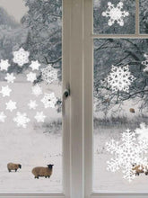 Indlæs billede til gallerivisning Papirkrystaller til vinduet 3 stk mellem
