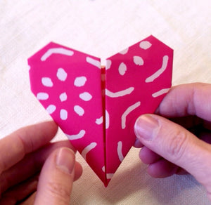 Æske med Origami Hjerter